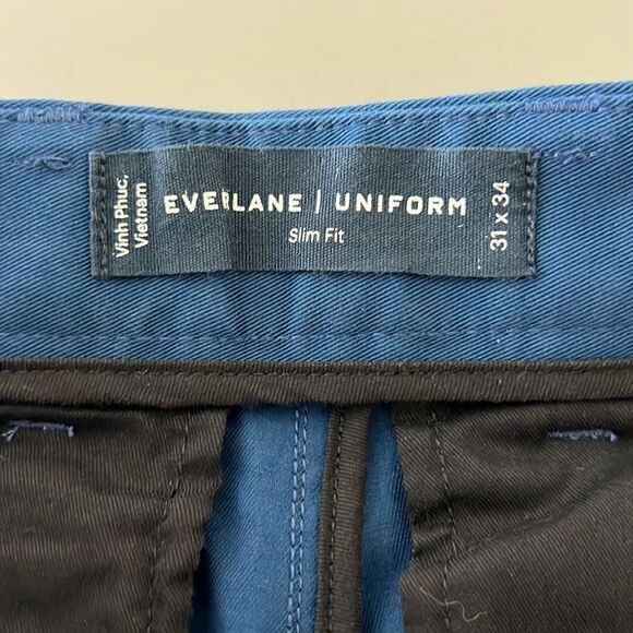NWT Everlane The Performance Chino | Uniform Slim Fit Insignia Blue Size 31 X 34 - Picture 6 of 12